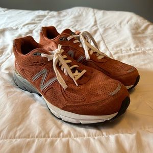Orange Suede New Balance 990 Men's 10.5